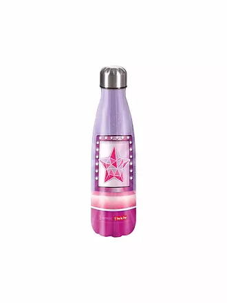 STEP BY STEP | Gourde en acier inoxydable 0,5L Wild Cat Chiko | pink